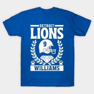 Detroit Lions Williams 9 American Football T-Shirt